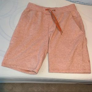 LULU LEMON CITY SWEAT JOGGER SHORTS -SALMON PINK🐙